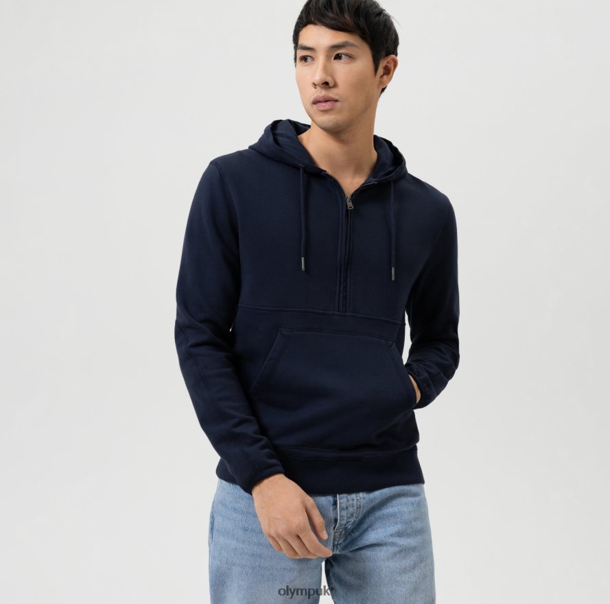 Clothing OLYMP Sweat Modern Fit, Sweatshirt, Marine NZ22L1921