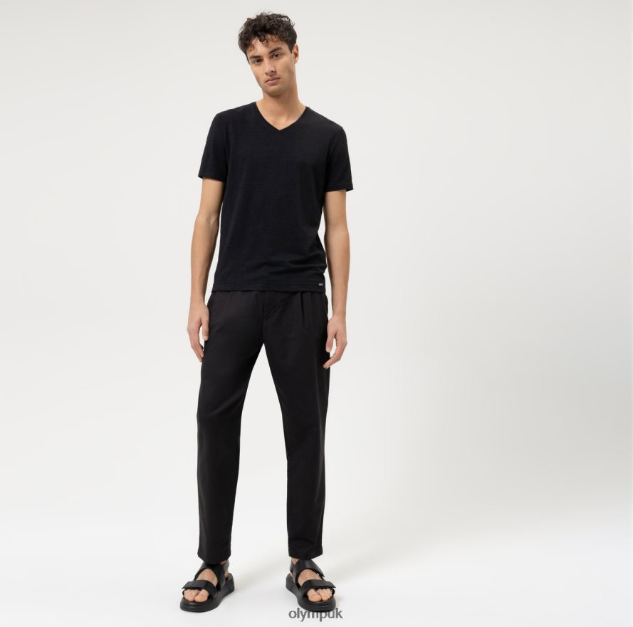 Clothing OLYMPLevel Five Casual Body Fit, T-Shirt, Black NZ22L2004