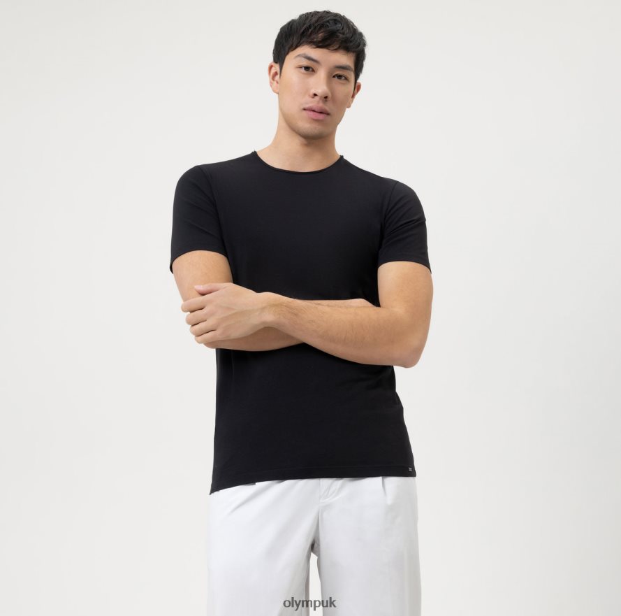Clothing OLYMPLevel Five Casual Body Fit, T-Shirt, Black NZ22L2044