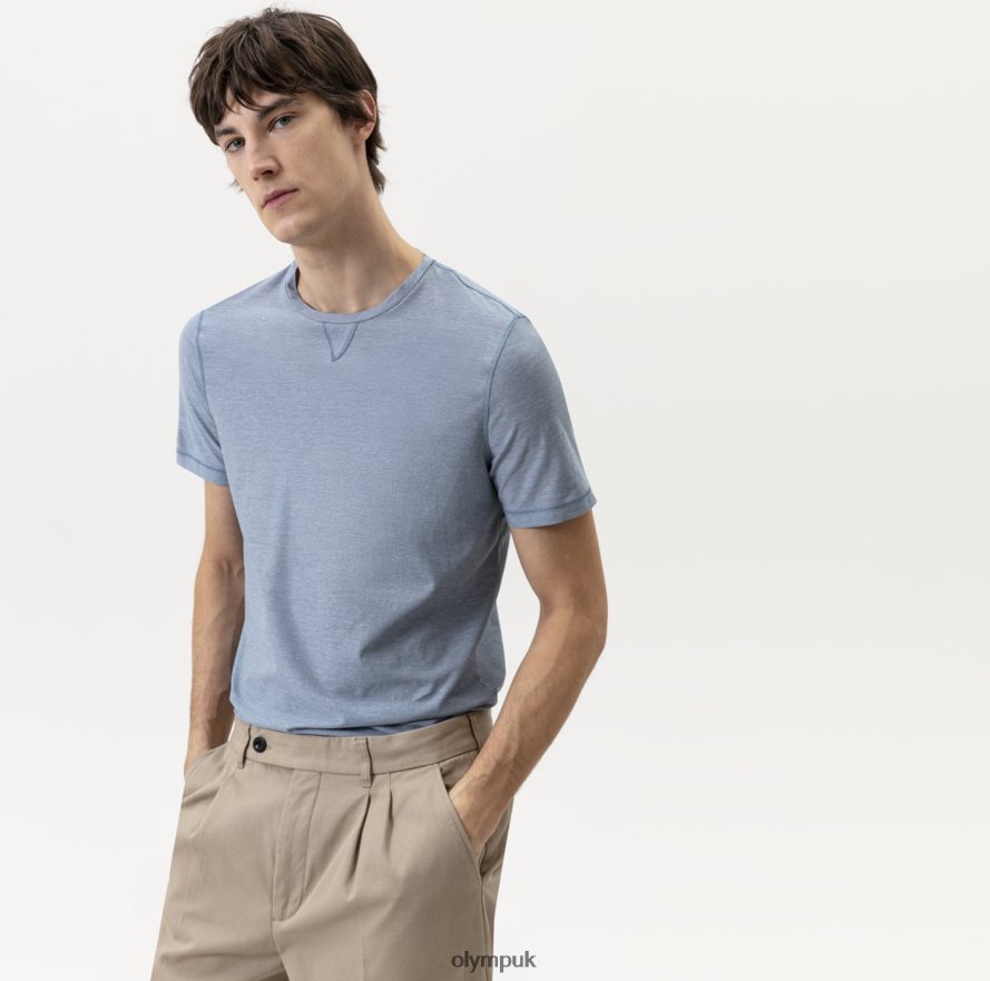 Clothing OLYMPLevel Five Casual Body Fit, T-Shirt, Blue NZ22L2014
