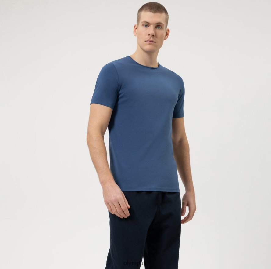Clothing OLYMPLevel Five Casual Body Fit, T-Shirt, Indigo NZ22L2029
