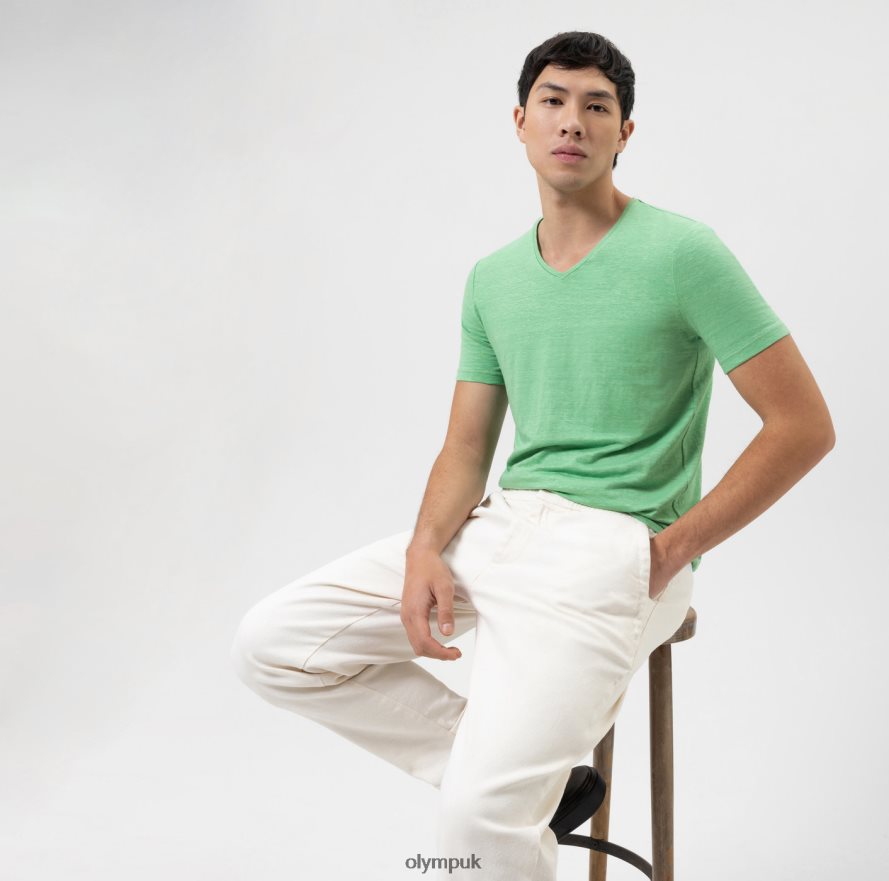 Clothing OLYMPLevel Five Casual Body Fit, T-Shirt, Light Green NZ22L2000