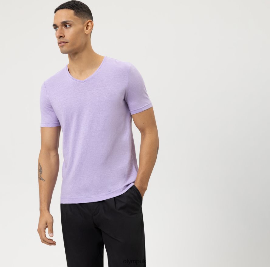 Clothing OLYMPLevel Five Casual Body Fit, T-Shirt, Lilac NZ22L2005