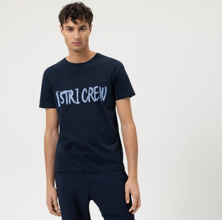 Clothing OLYMPLevel Five Casual Body Fit, T-Shirt, Marine NZ22L1989