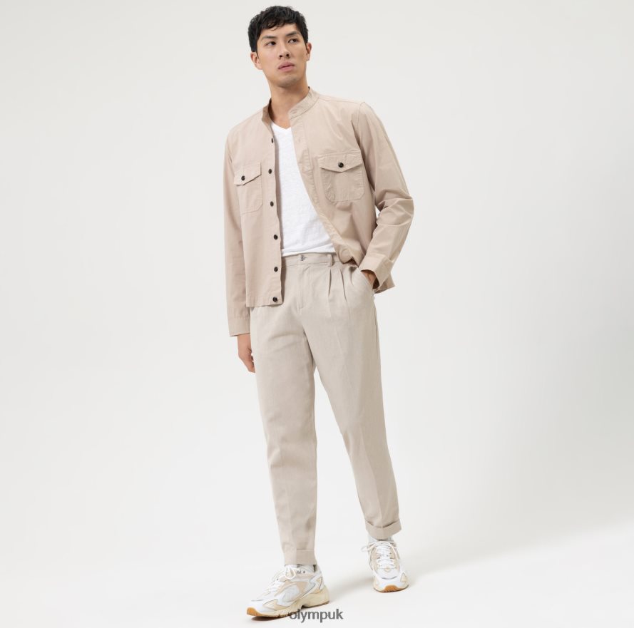 Clothing OLYMPLevel Five Casual Body Fit, T-Shirt, Off White NZ22L1988