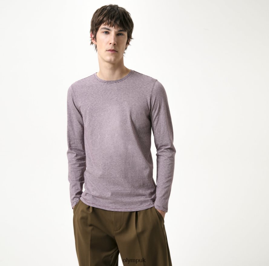 Clothing OLYMPLevel Five Casual Body Fit, T-Shirt, Plum NZ22L2060