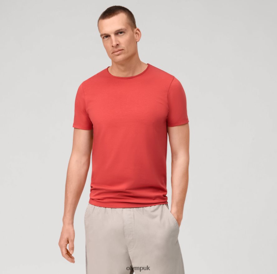 Clothing OLYMPLevel Five Casual Body Fit, T-Shirt, Red NZ22L2040