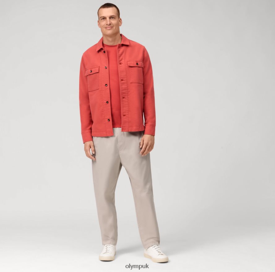 Clothing OLYMPLevel Five Casual Body Fit, T-Shirt, Red NZ22L2040