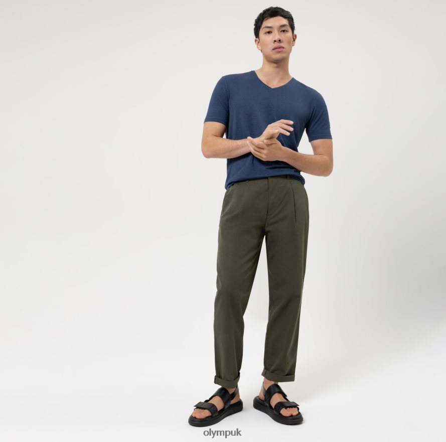 Clothing OLYMPLevel Five Casual Body Fit, T-Shirt, Smoke Blue NZ22L2006