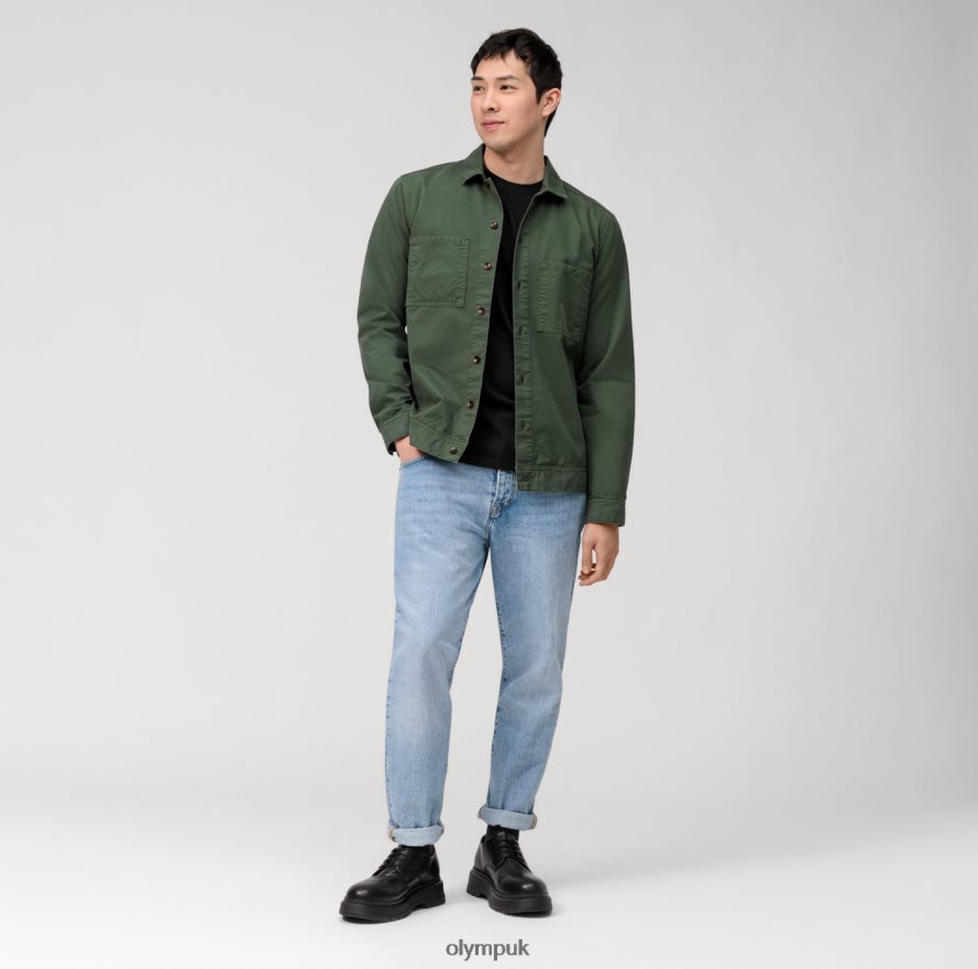 Clothing OLYMP Casual Jersey Relaxed Fit, T-Shirt, Black NZ22L2039