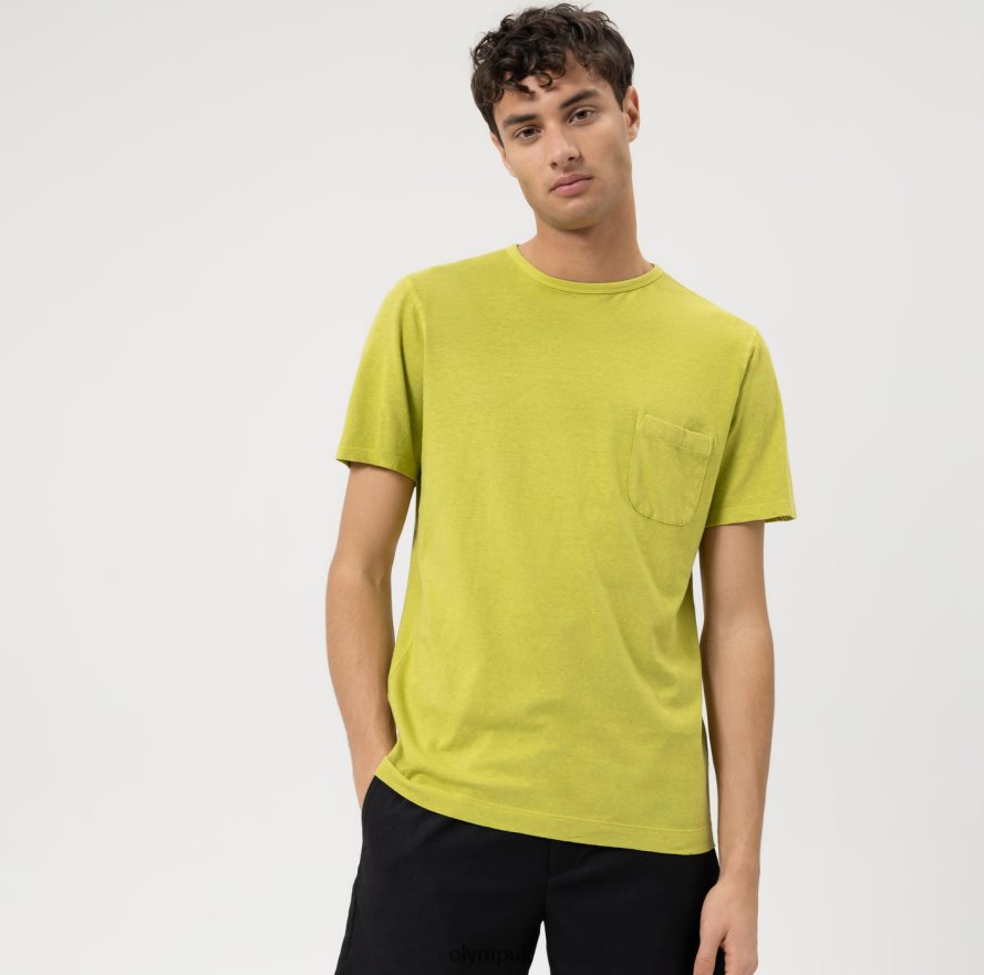 Clothing OLYMP Casual Modern Fit, T-Shirt, Green NZ22L2026