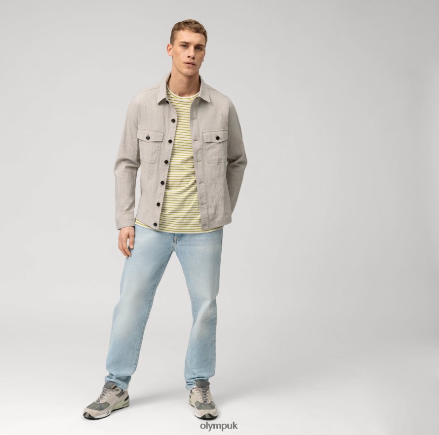 Clothing OLYMP Casual Modern Fit, T-Shirt, Lime NZ22L2027