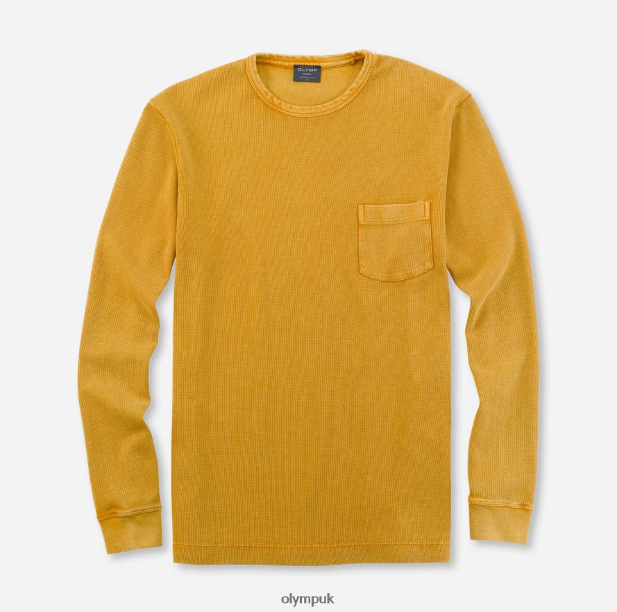 Clothing OLYMP Casual Modern Fit, T-Shirt, Maize NZ22L2057