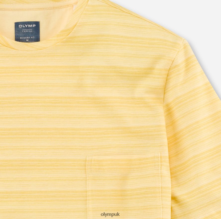 Clothing OLYMP Casual Modern Fit, T-Shirt, Maize NZ22L2062