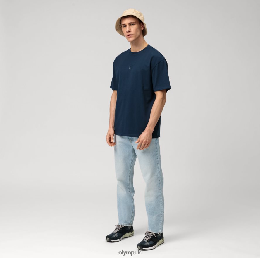 Clothing OLYMP Casual T-Shirt, Marine NZ22L2041