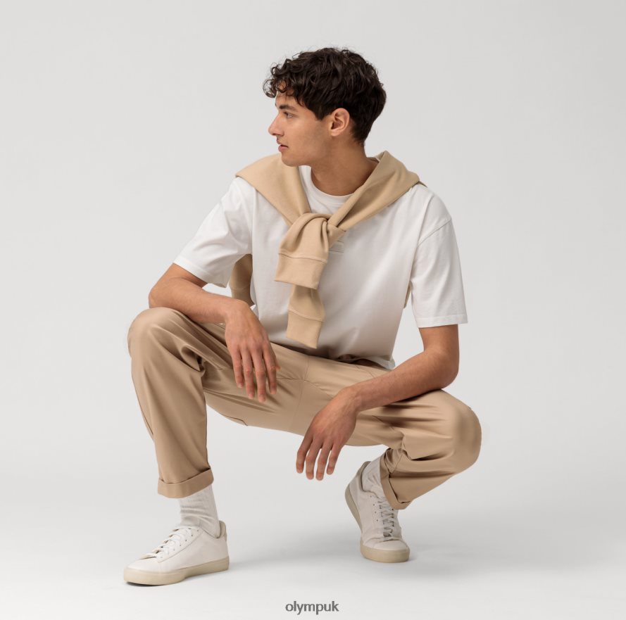 Clothing OLYMP Casual T-Shirt, Off White NZ22L2046