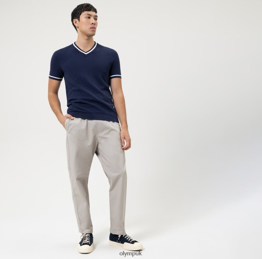 Clothing OLYMP Level Five Knitwear Body Fit, T-Shirt, Marine NZ22L2055