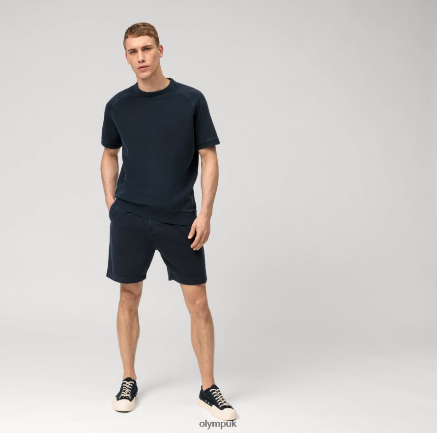 Clothing OLYMP Sweat Modern Fit, T-Shirt, Marine NZ22L2011