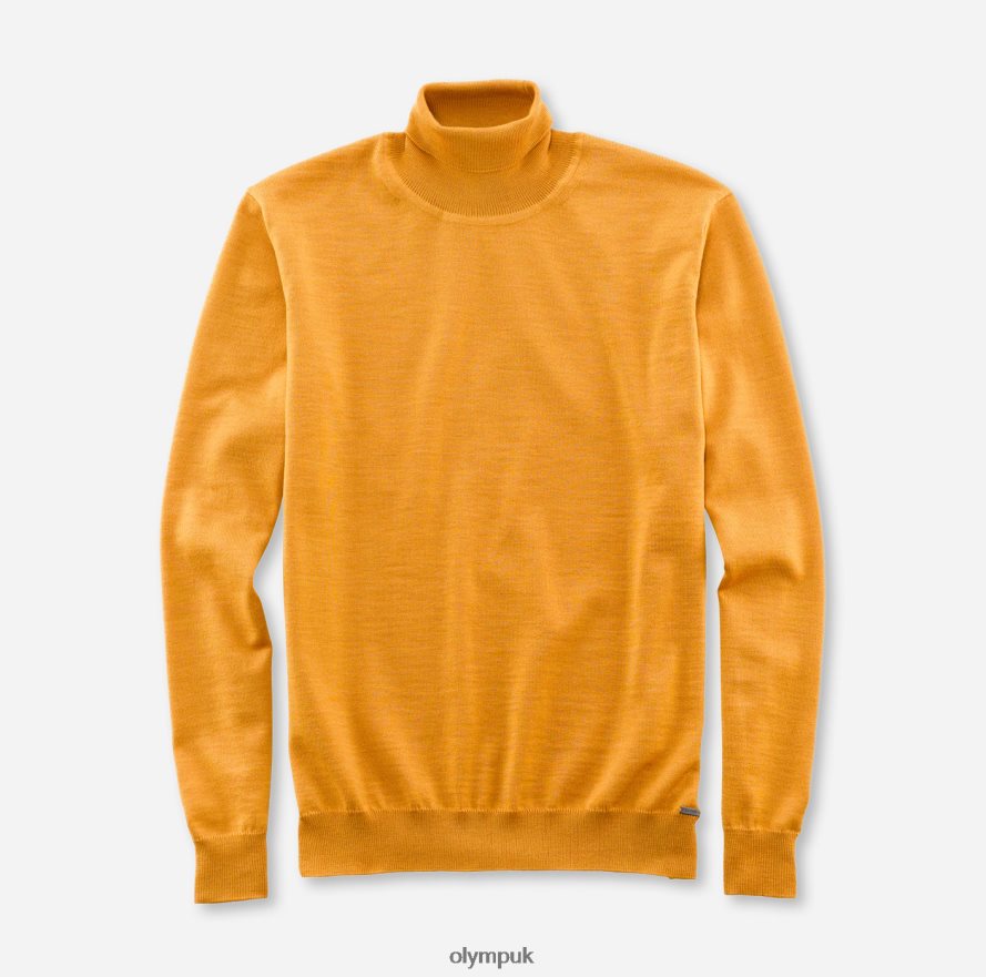 Clothing OLYMP Casual Knitwear Turtleneck, Aniseed NZ22L1879
