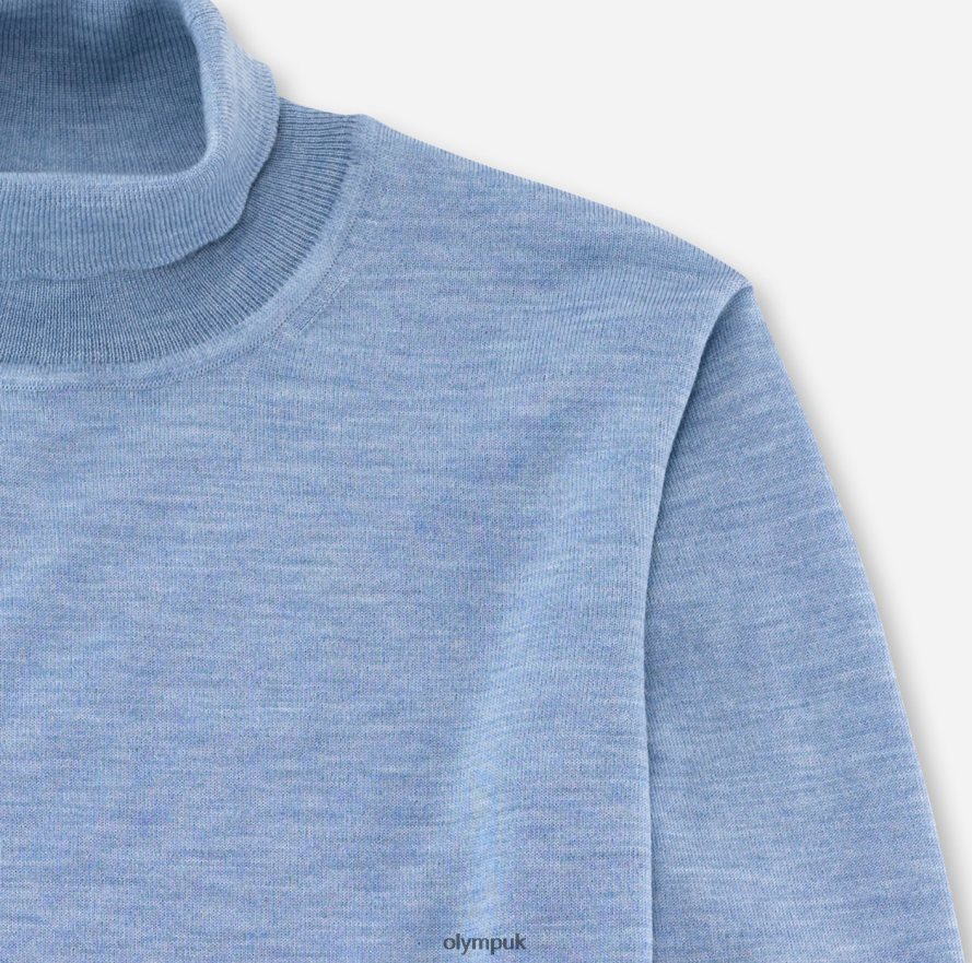 Clothing OLYMP Casual Knitwear Turtleneck, Bleu NZ22L1897