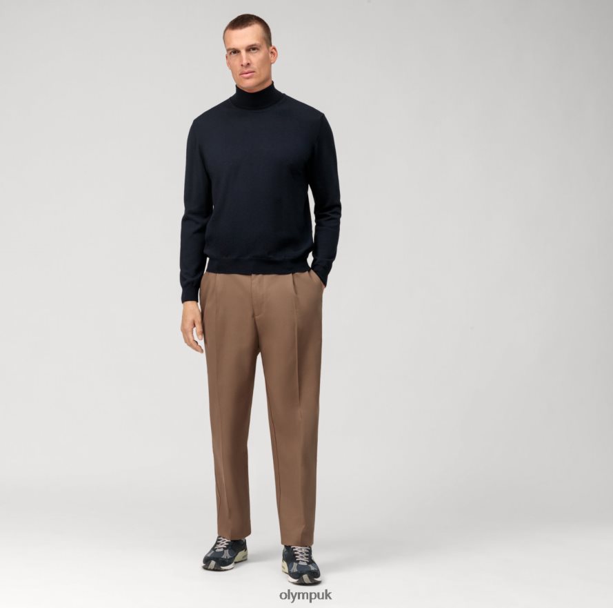 Clothing OLYMP Casual Knitwear Turtleneck, Marine NZ22L1885