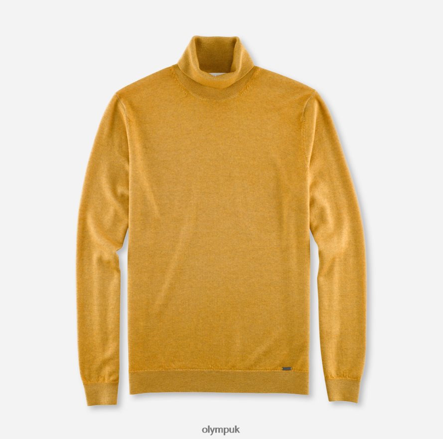 Clothing OLYMP Casual Knitwear Turtleneck, Ochre NZ22L1900