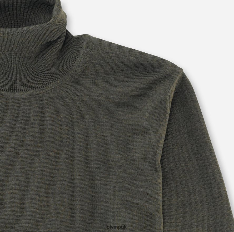 Clothing OLYMP Casual Knitwear Turtleneck, Olive NZ22L1899