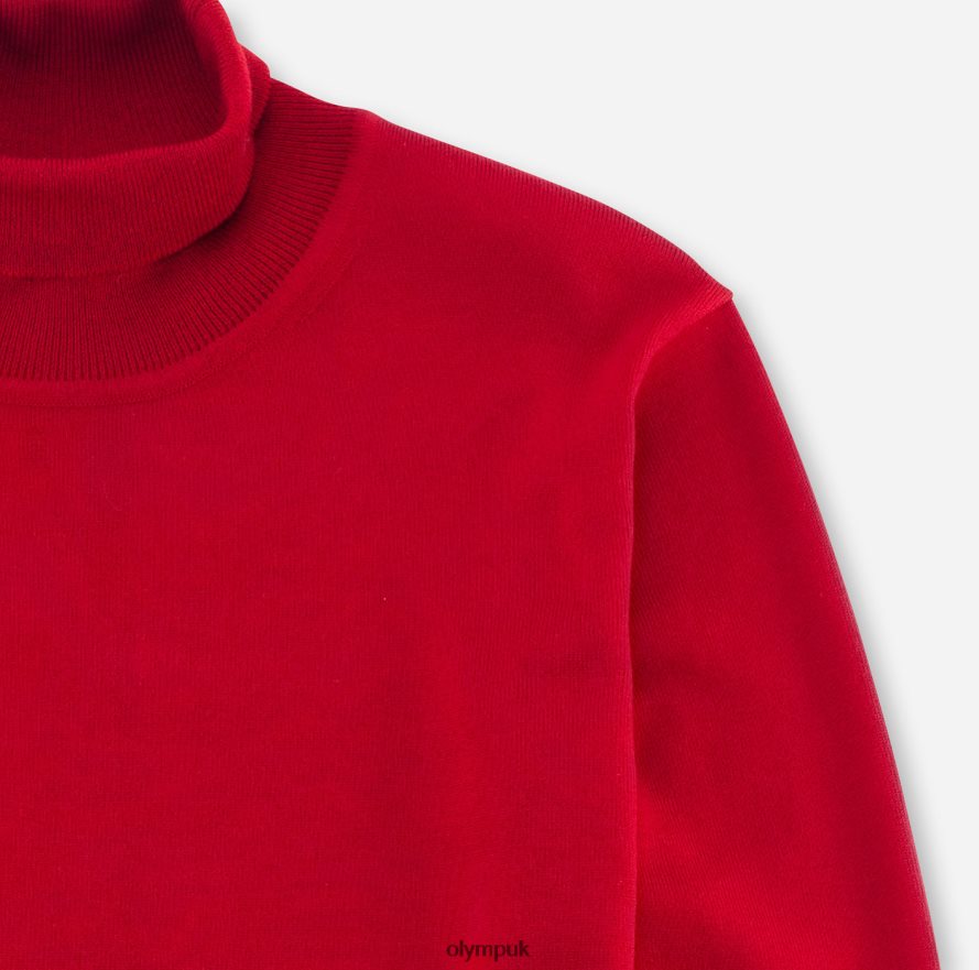 Clothing OLYMP Casual Knitwear Turtleneck, Red NZ22L1898