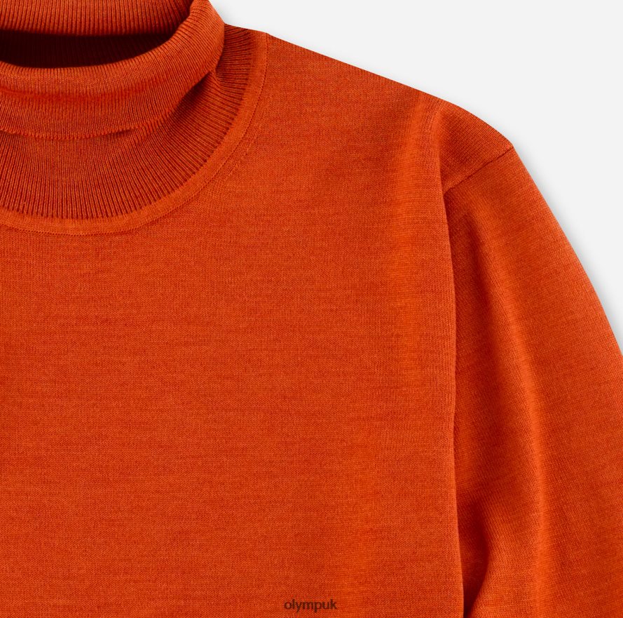Clothing OLYMP Casual Knitwear Turtleneck, Rust NZ22L1902