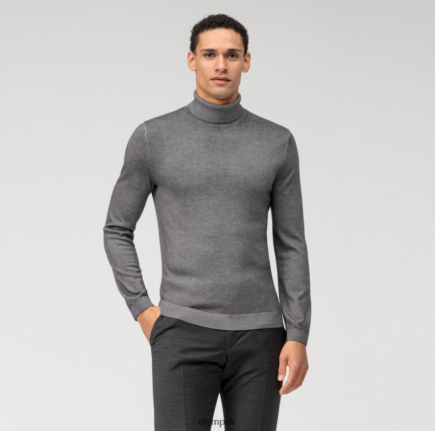 Clothing OLYMP Casual Knitwear Turtleneck, Stone NZ22L1889
