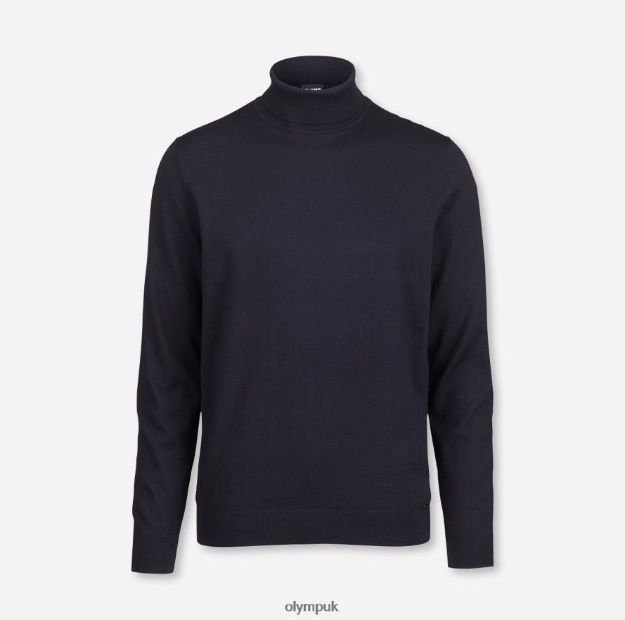 Clothing OLYMP Knitwear Modern Fit, Pullover Turtleneck, Marine NZ22L1901