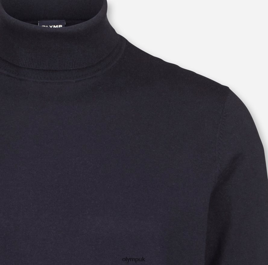 Clothing OLYMP Knitwear Modern Fit, Pullover Turtleneck, Marine NZ22L1901