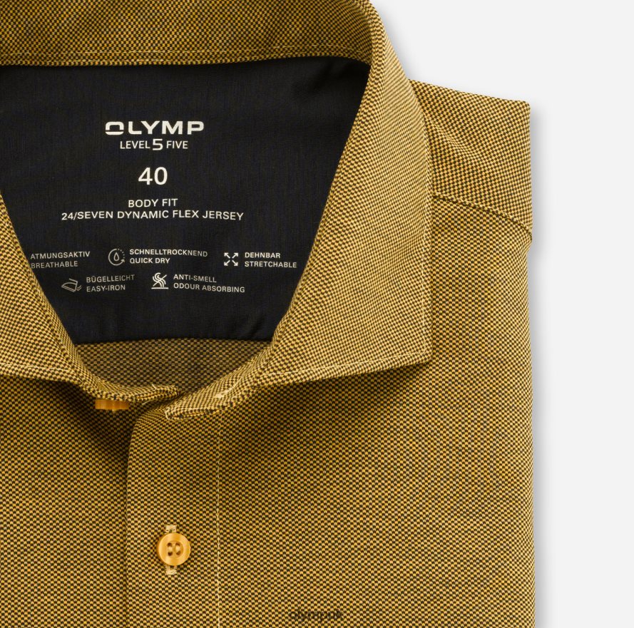 Clothing OLYMP Level Five 24/Seven Body Fit, Business Shirt, Kent, Brass NZ22L822