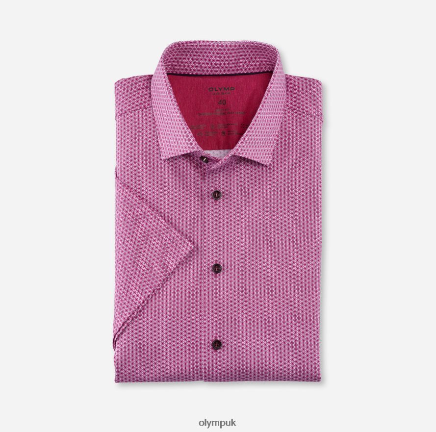 Clothing OLYMP Level Five 24/Seven Body Fit, Business Shirt, Modern Kent, Fuchsia NZ22L625