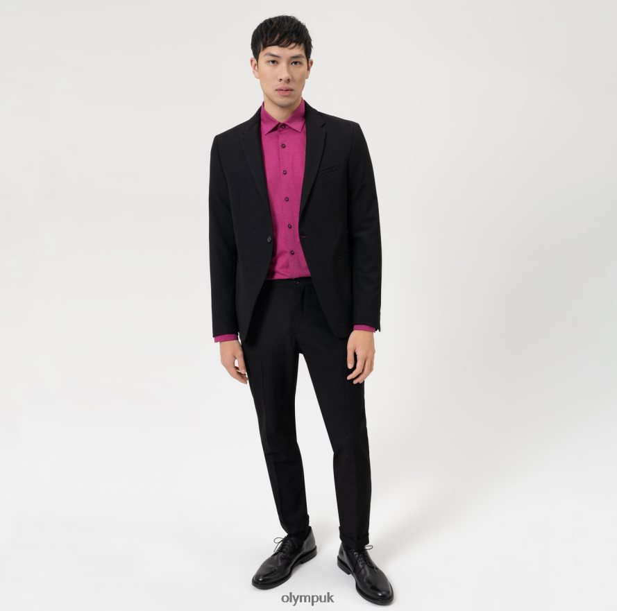 Clothing OLYMP Level Five 24/Seven Body Fit, Business Shirt, New York Kent, Fuchsia NZ22L505