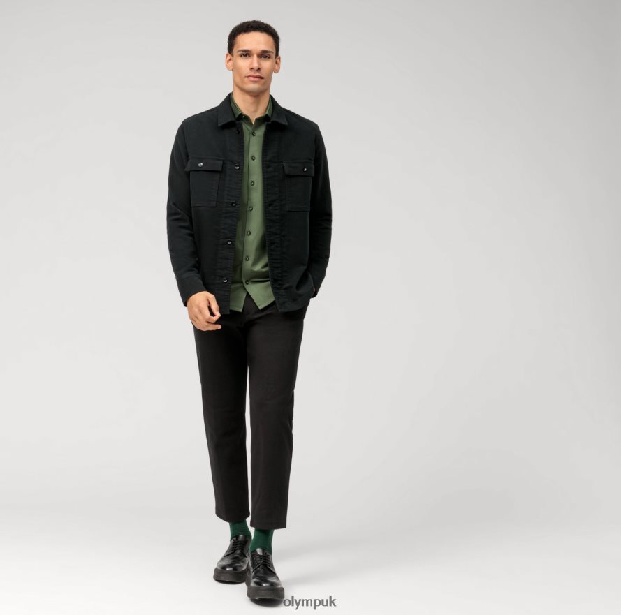 Clothing OLYMP Level Five 24/Seven Body Fit, Business Shirt, New York Kent, Putty NZ22L484