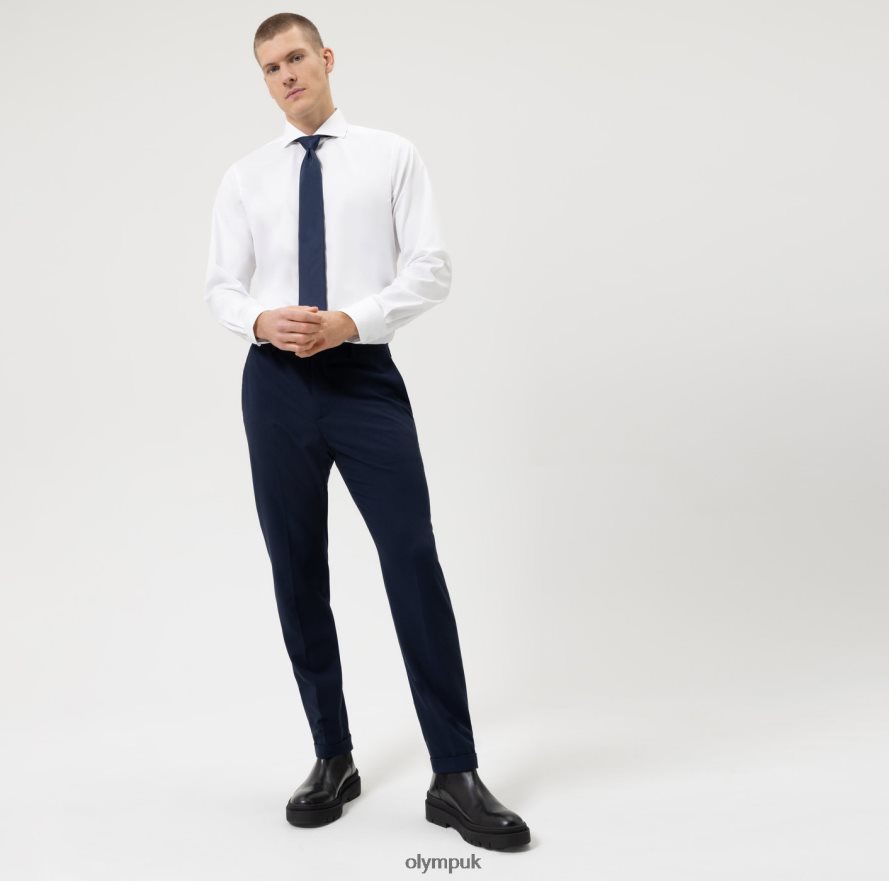Clothing OLYMP Level Five Body Fit, Business Shirt, Cutaway, White NZ22L836
