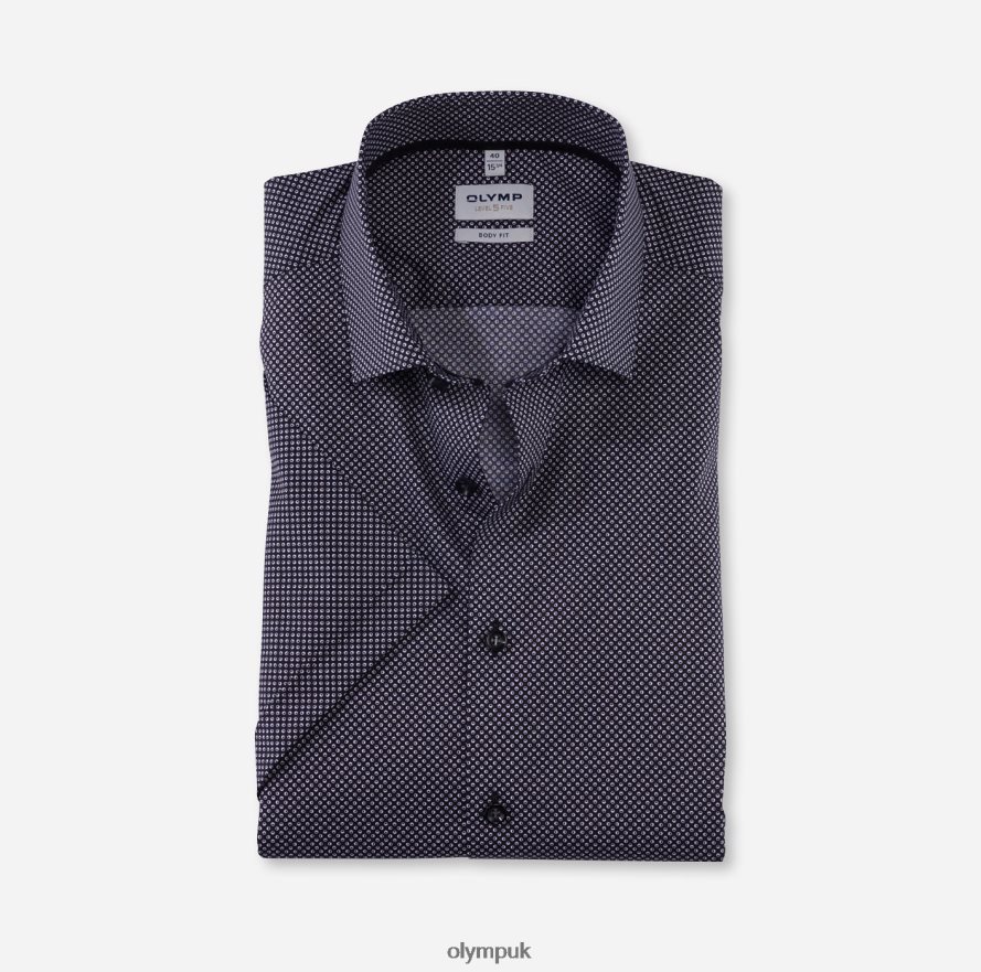 Clothing OLYMP Level Five Body Fit, Business Shirt, Modern Kent, Black NZ22L622