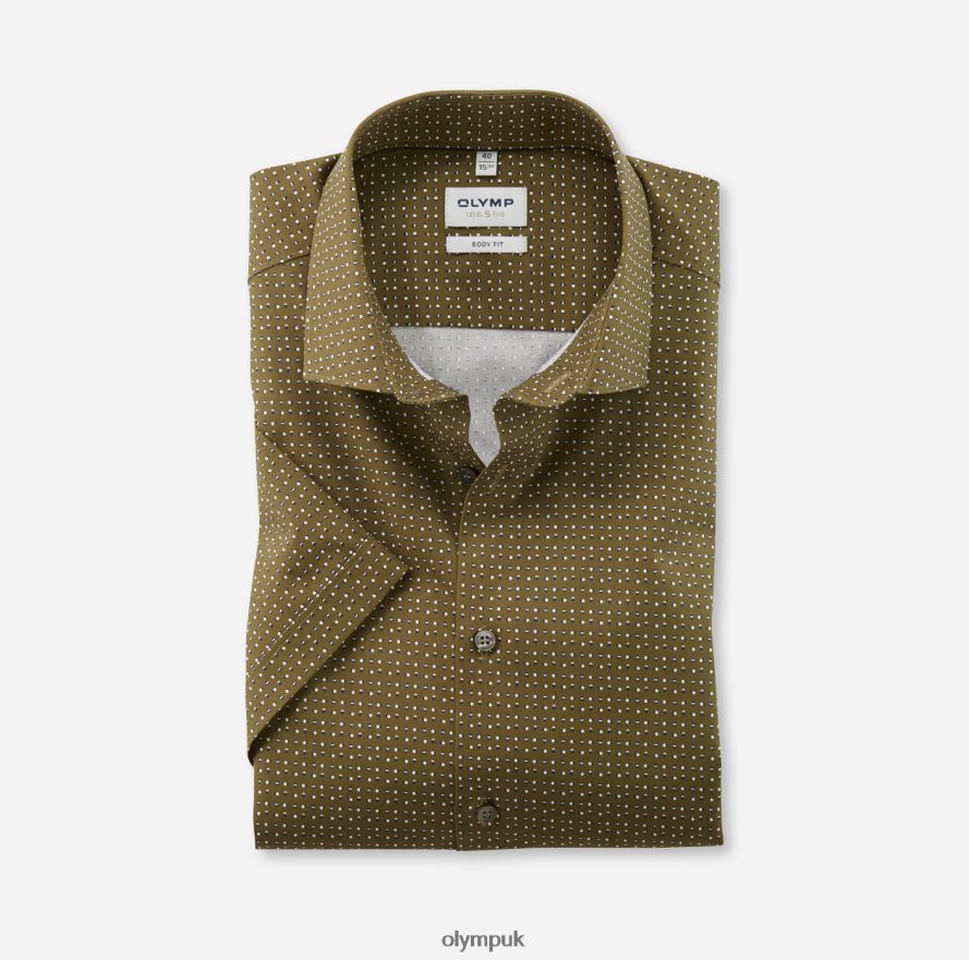 Clothing OLYMP Level Five Body Fit, Business Shirt, Modern Kent, Brass NZ22L667