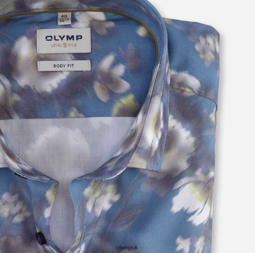 Clothing OLYMP Level Five Body Fit, Business Shirt, Modern Kent, Lime NZ22L604