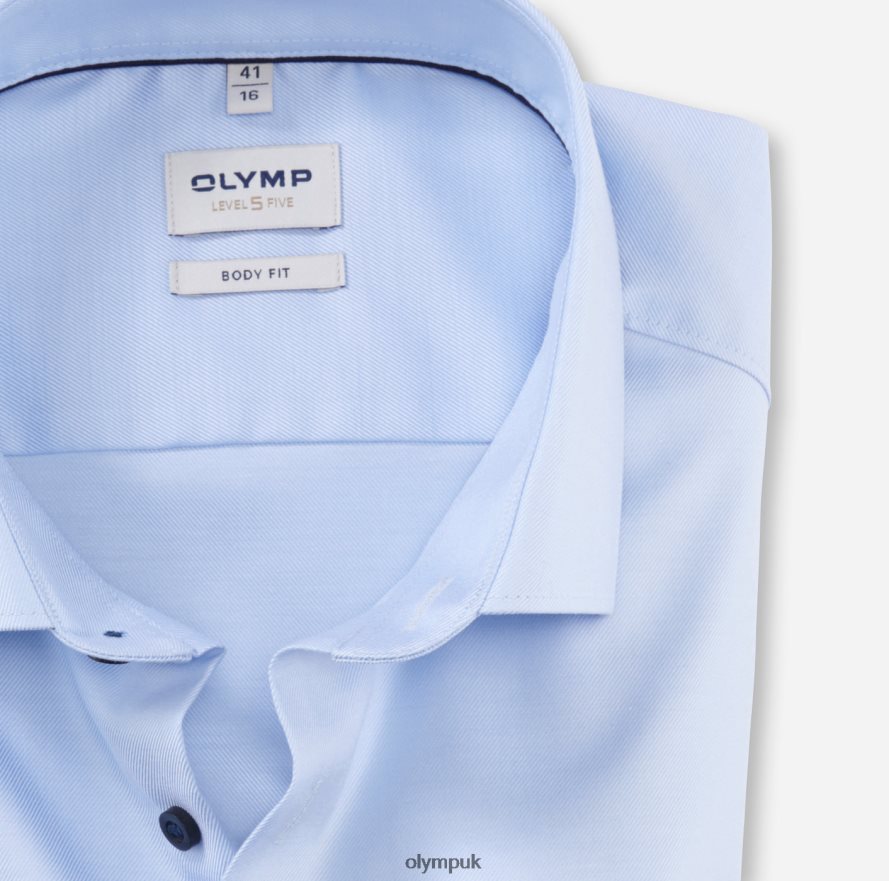 Clothing OLYMP Level Five Body Fit, Business Shirt, Modern Kent, Ozone NZ22L445