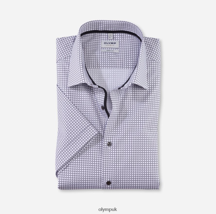 Clothing OLYMP Level Five Body Fit, Business Shirt, New York Kent, Black NZ22L359