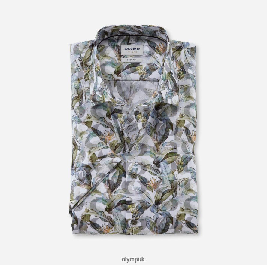 Clothing OLYMP Level Five Body Fit, Business Shirt, New York Kent, Brass NZ22L350