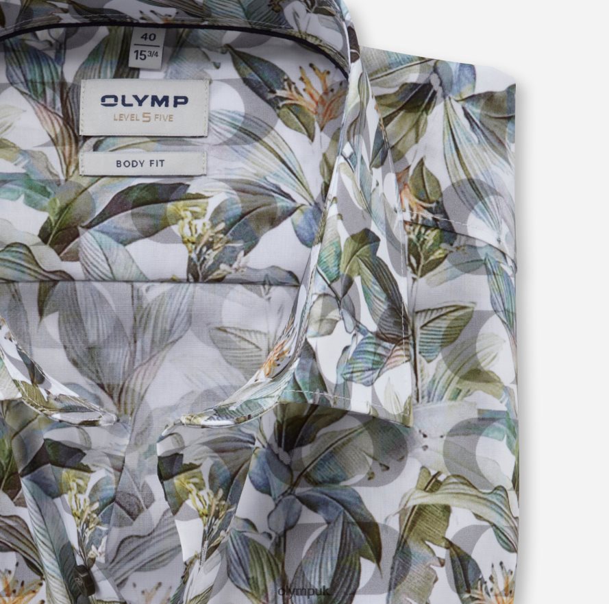 Clothing OLYMP Level Five Body Fit, Business Shirt, New York Kent, Brass NZ22L350