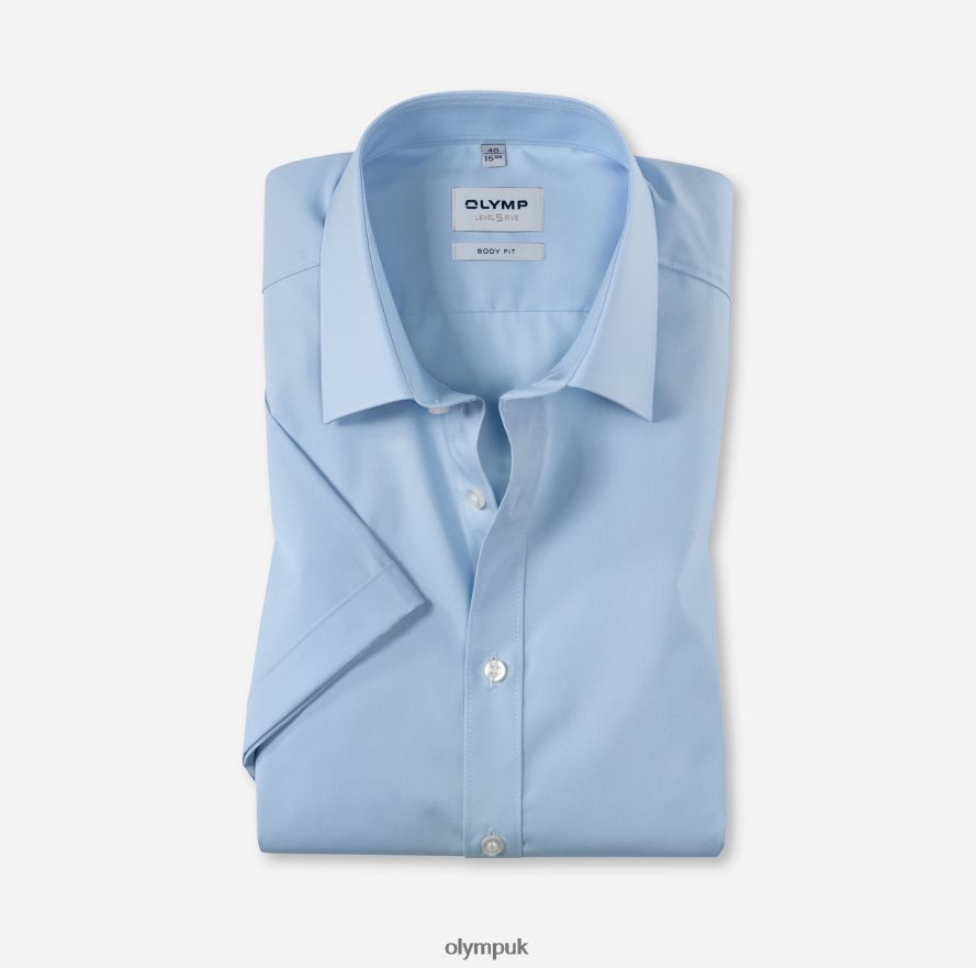 Clothing OLYMP Level Five Body Fit, Business Shirt, New York Kent, Light Blue NZ22L848