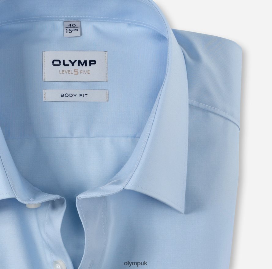 Clothing OLYMP Level Five Body Fit, Business Shirt, New York Kent, Light Blue NZ22L848