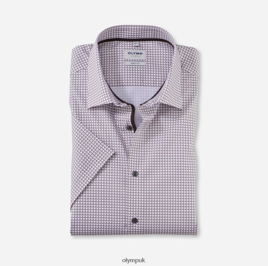 Clothing OLYMP Level Five Body Fit, Business Shirt, New York Kent, Natural NZ22L348