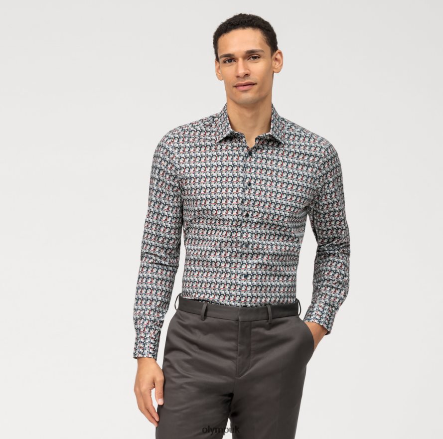 Clothing OLYMP Level Five Body Fit, Business Shirt, New York Kent, Olive NZ22L583