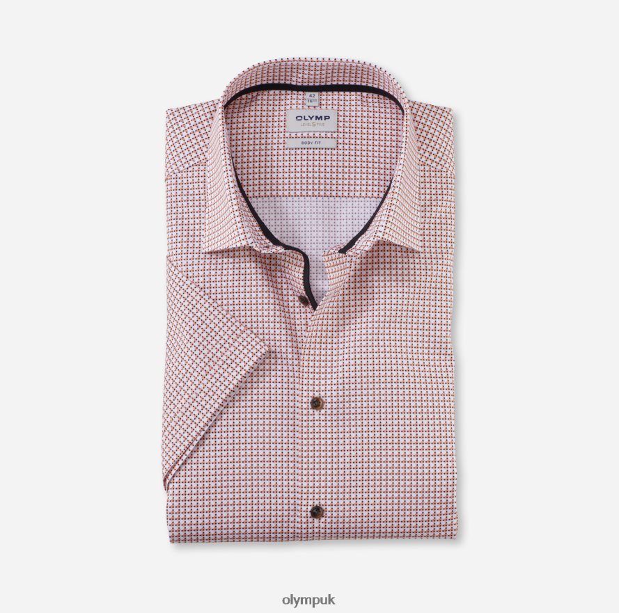 Clothing OLYMP Level Five Body Fit, Business Shirt, New York Kent, Orange NZ22L637