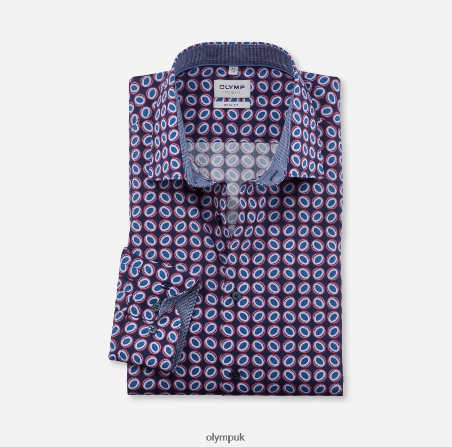 Clothing OLYMP Level Five Body Fit, Business Shirt, New York Kent, Rose NZ22L732